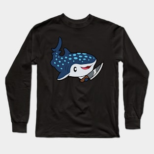 Shark with knife! Long Sleeve T-Shirt